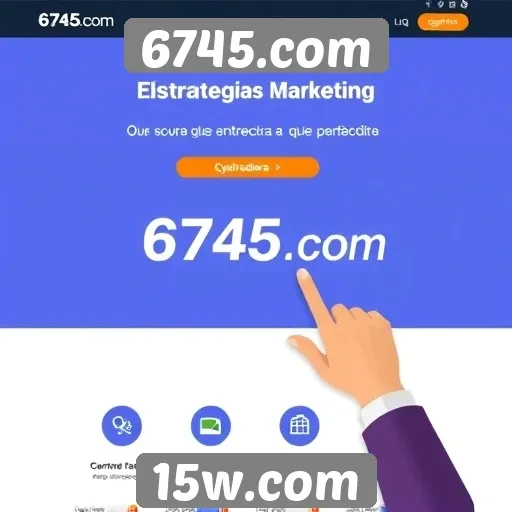 Estratégias de marketing do site 6745.com em análise